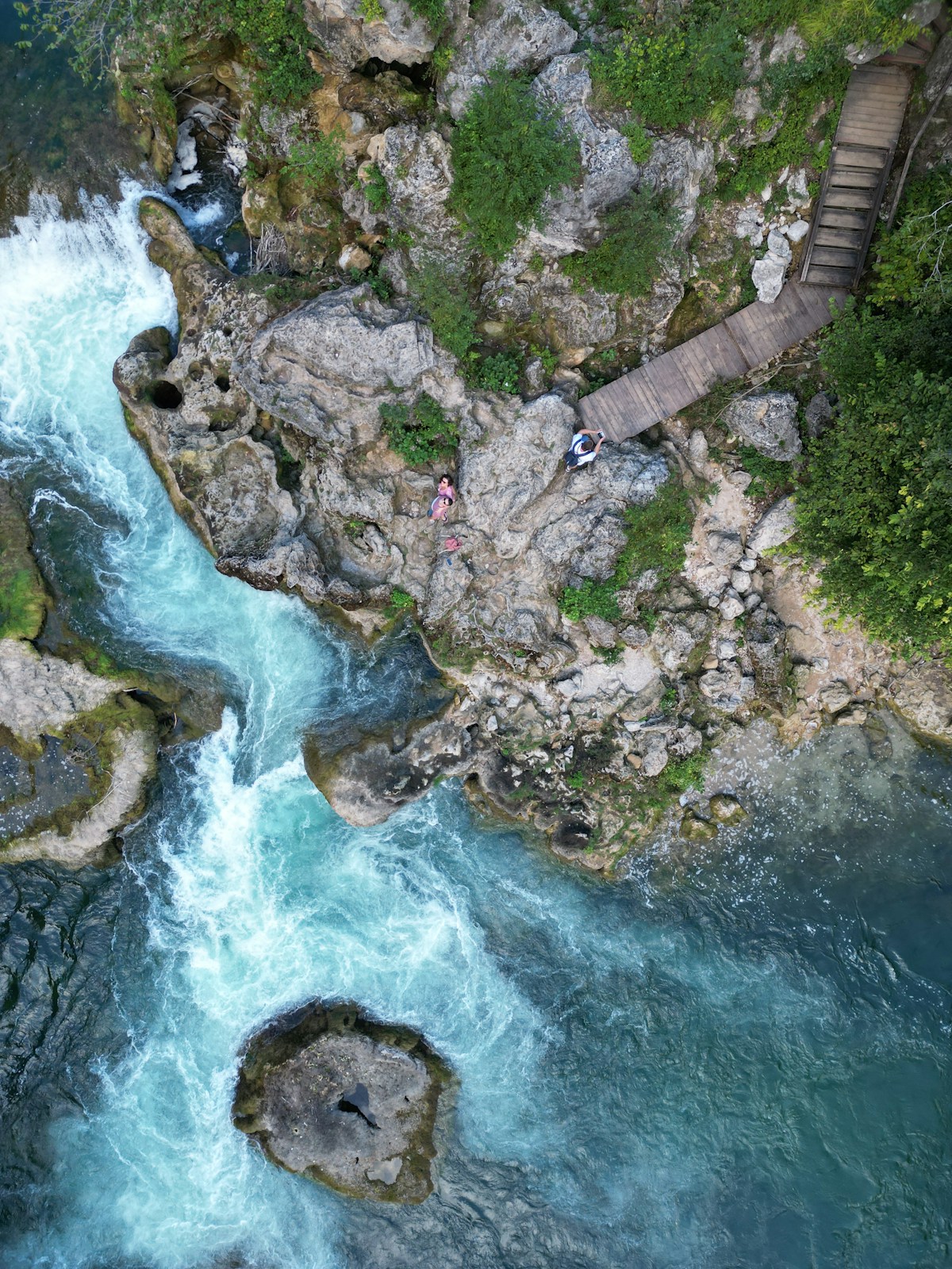 Štrbački buk waterfall cascading over the Una River, Bosnia