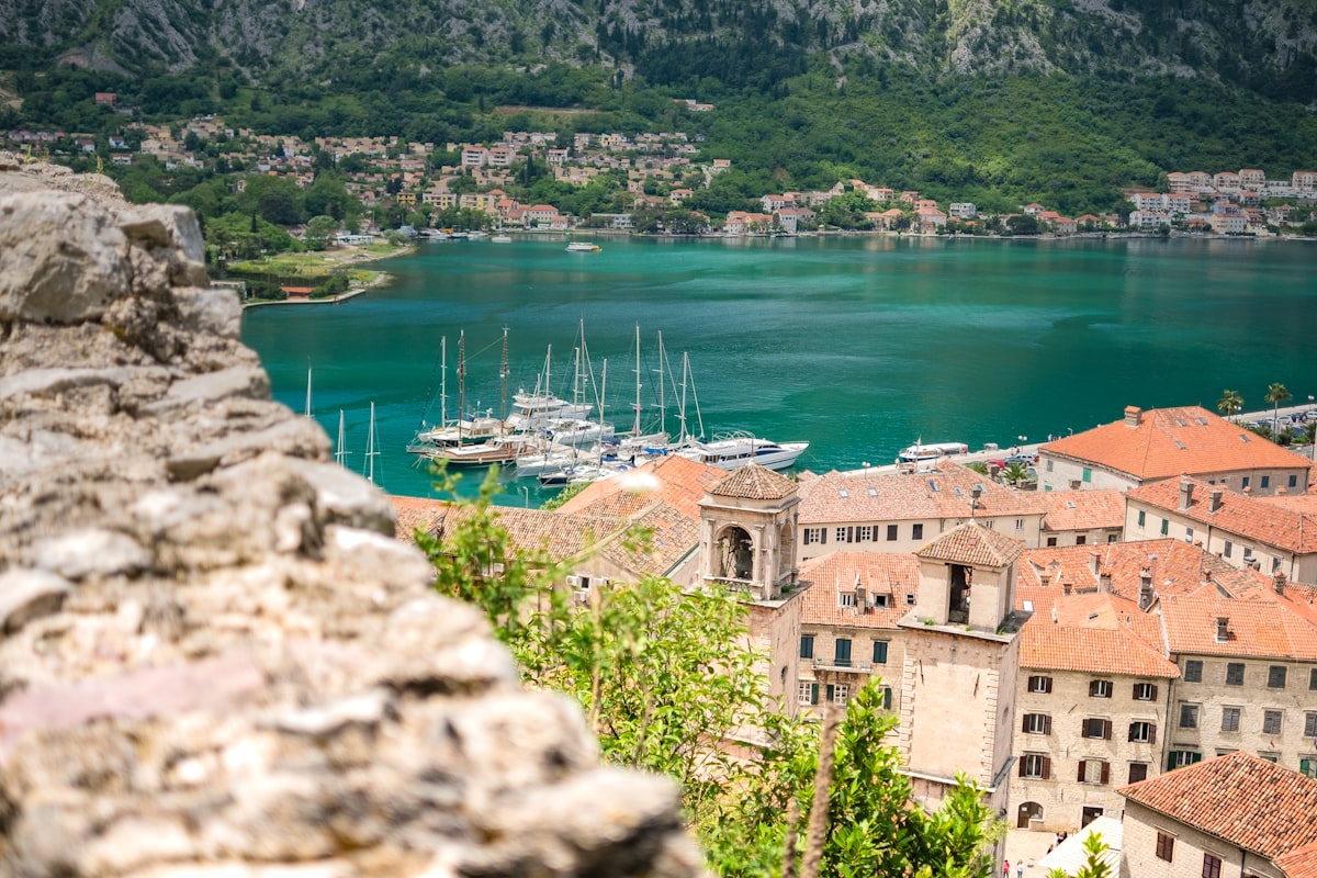 La baie de Kotor vue depuis les remparts de la vieille ville