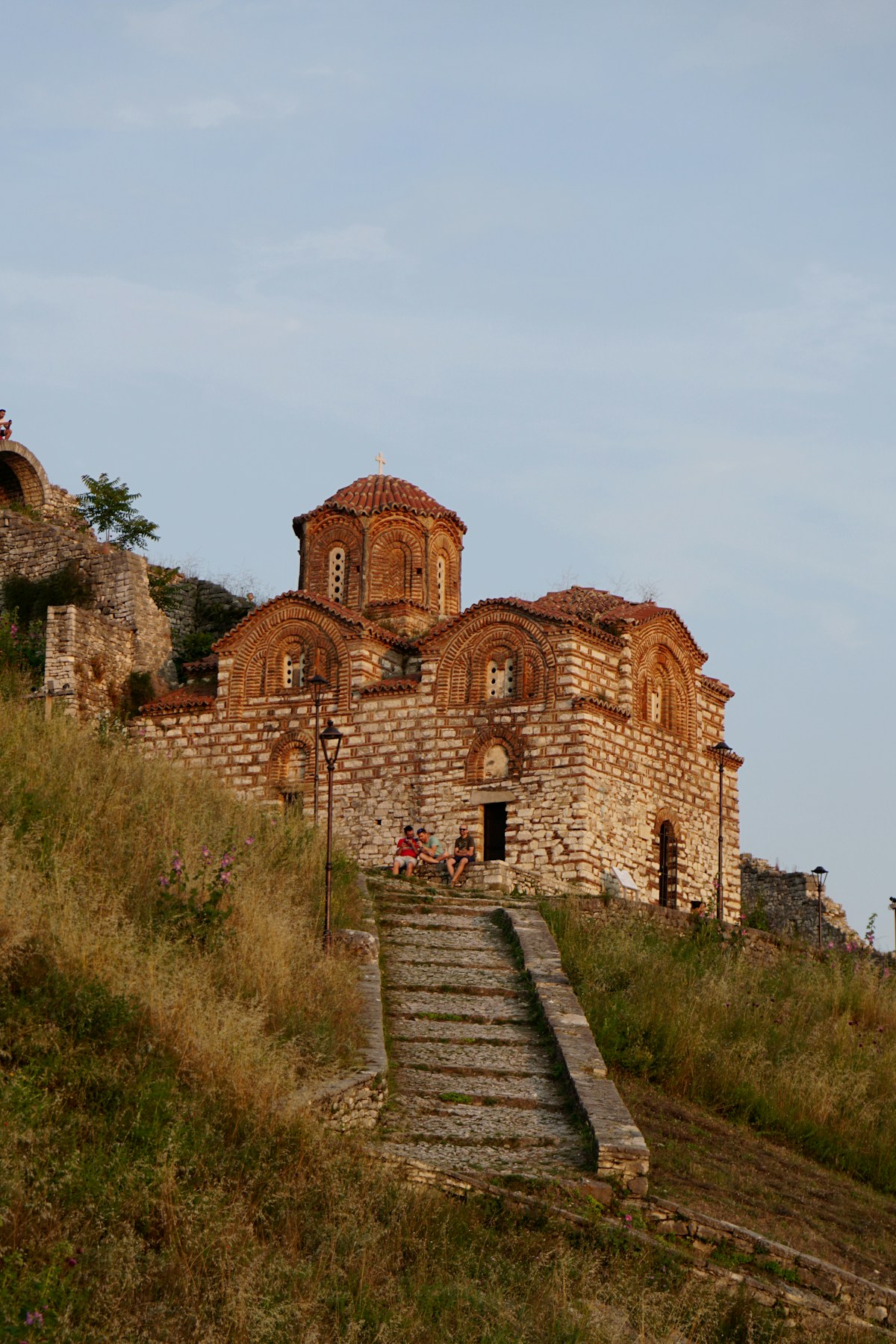 Greek Orthodox church inside the ancient walls of Berat Castle, Albania