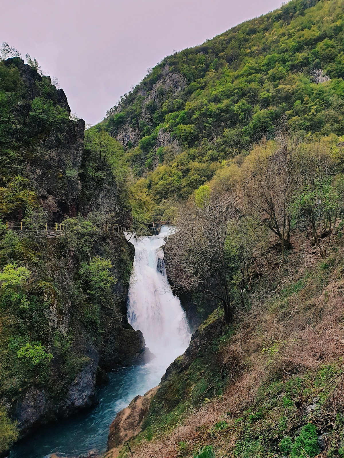 Waterfall in Rugova Canyon near Peja, Kosovo