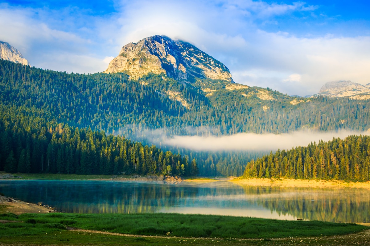 Mountain lake in Durmitor National Park, Montenegro
