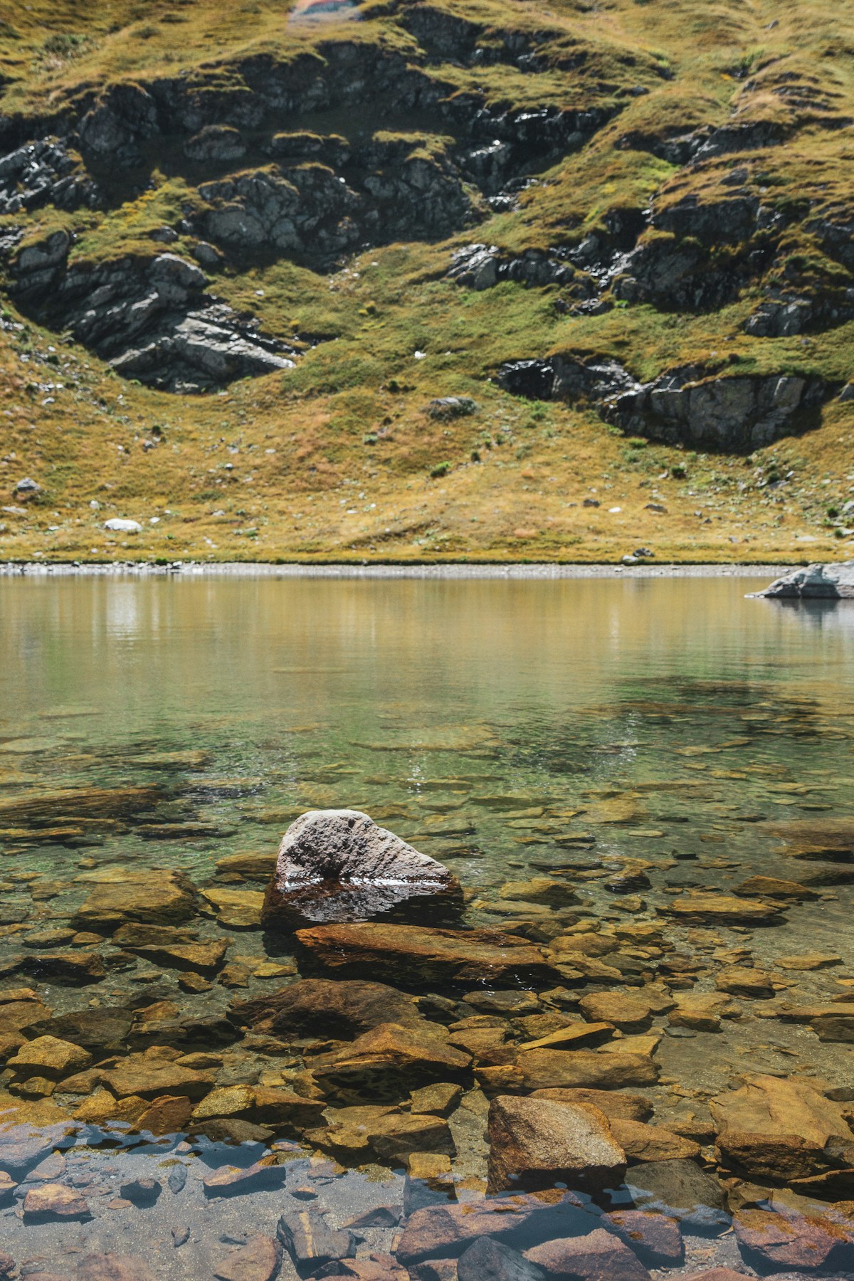Mountain lake in Pelister National Park near Bitola, North Macedonia