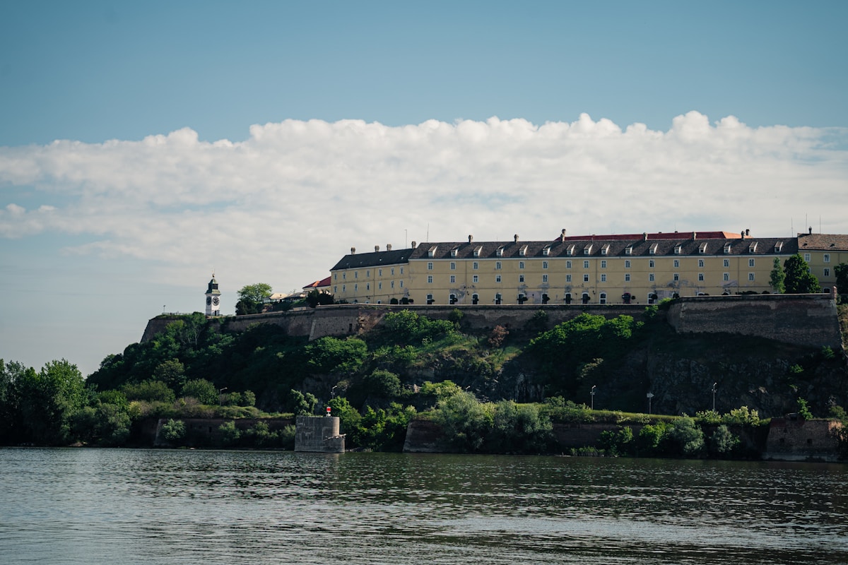 Petrovaradin Fortress near the Danube in Novi Sad, Serbia