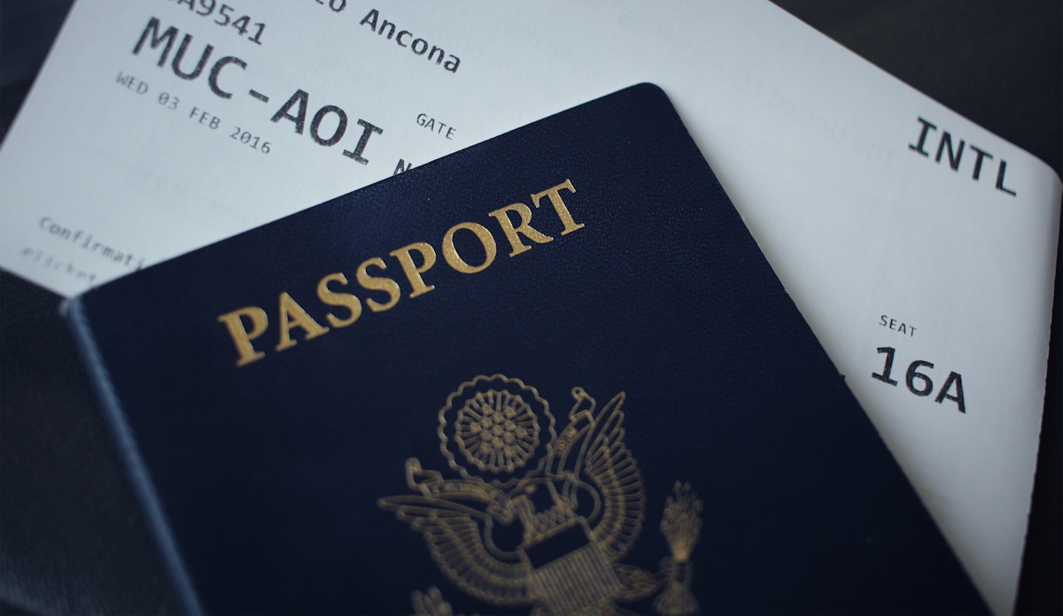 Passport and boarding pass — Balkans visa and entry requirements