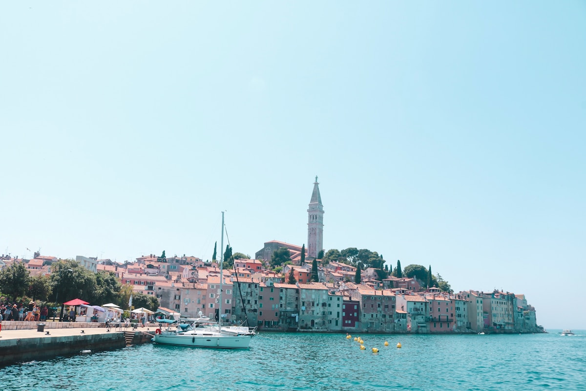 Adriatic coastline in Istria, Croatia