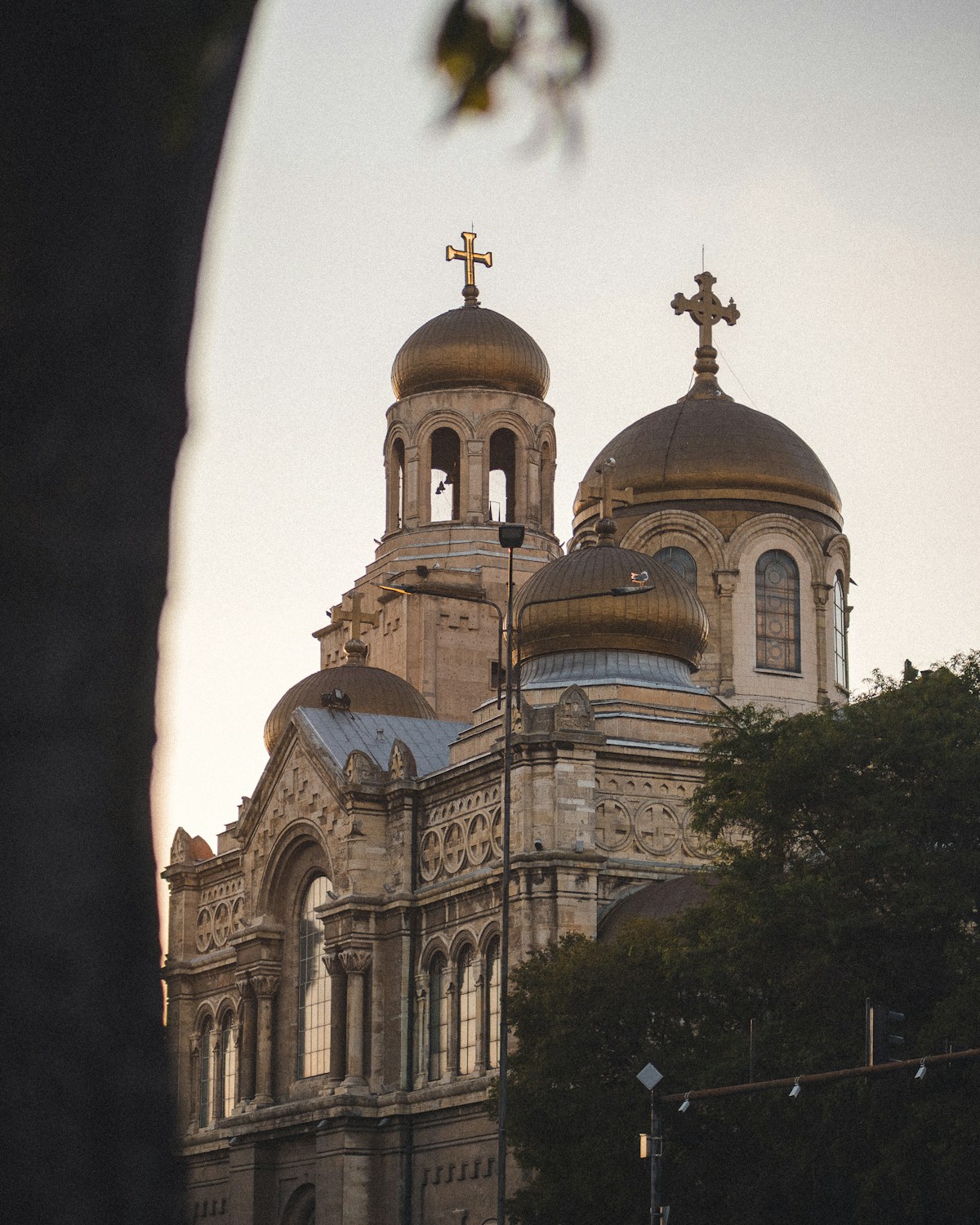 Cathedral of the Assumption with golden dome in Varna, Bulgaria